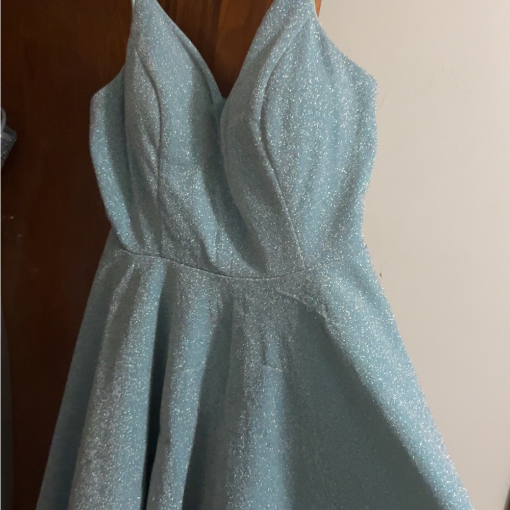 Teal hoco dress